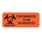 Nevs Label, Biohazard Contaminated To Be Incinerated 1" x 2-1/4" LW-0085 - alternate 1